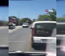 Hasta taşıyan ambulansa yol vermeyen araç sürücüsüne ceza