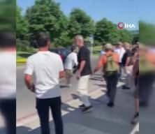 Marmaray'da çıkan 'yol tarifi' kavgasında yumruklar havada uçuştu