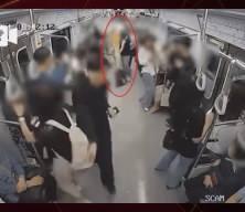Güney Kore'de metro kundaklandı! Korku dolu anlar kamerada