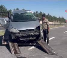 Nevşehir'de otomobil takla attı: Anne öldü, bebeği yaralandı