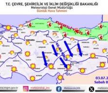 Meteoroloji'den peş peşe uyarılar: Karadeniz'e sağanak, yurdun geneline kavurucu sıcak geliyor!