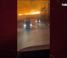 Çeşme alevlere teslim!