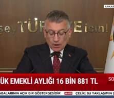 En düşük emekli aylığı 16.881 TL’ye yükseltildi