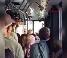 İETT otobüsünde çıkan kavga kamerada!