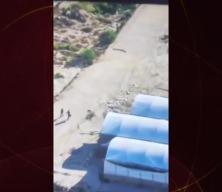 İsrail Gazze sokaklarında yürüyen iki Filistinli 'ye böyle saldırdılar