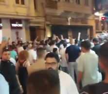 Leman dergisi önünde protesto yapıldı 