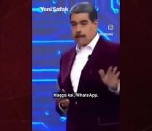 Maduro'dan WhatsApp'a sert tepki: "Öldürmek için konum belirleyip füze atıyorlar"