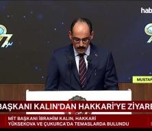 MİT Başkanı İbrahim Kalın’dan Hakkari çıkarması: Sınır güvenliği masaya yatırıldı
