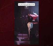 Norveçli şarkıcı Hillari Alison'dan konserde Filistin mesajı: "Bu sadece bir bayrak değil, bu direnişin simgesi"