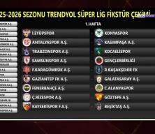 Süper Lig'de heyecan başlıyor! İşte 2025-2026 sezonunun fikstürü...