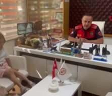 Yangını fark edip ihbarda bulundu, köyü yanmaktan kurtardı