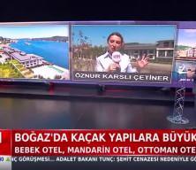 Boğaz'da kaçak yapılara büyük yıkım... 3 ünlü otel ve mekandaki kaçak yapıya yıkım kararı