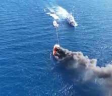 Çeşme'de motoryat alev alev yandı, kullanılamaz hale geldi