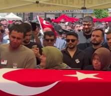 Şehidimizin cenazesinde gözyaşlarına boğan anlar: Cennet kokuyor burası