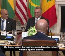 Trump'tan ana dili ingilizce olan lidere 'çok güzel İngilizce konuşuyorsunuz' övgüsü