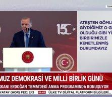 "15 Temmuz cesaret ve direniş günüydü" Cumhurbaşkanı Erdoğan Meclis'te açıklamalarda bulundu