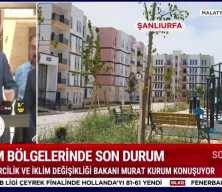 Bakan Murat Kurum: Deprem bölgesinde günde 550 konutu tamamlıyoruz