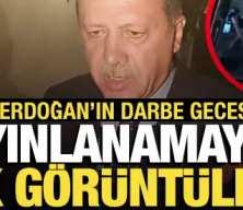Cumhurbaşkanı Erdoğan'ın darbe gecesi yayınlanamayan ilk görüntüleri!