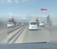 Yine bir trafik magandası ambulansa yol vermedi