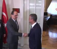 CHP Genel Başkanı  Özgür Özer ile MİT Başkanı İbrahim Kalın görüşme gerçekleştirdi