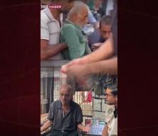 Gazze'de açlıktan bayılan yaşlı adama Türkler ulaştı