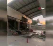 Akaryakıt istasyonunda patlama: 1 ağır yaralı