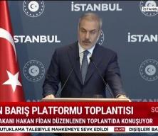 Bakan Fidan, Balkan Barış Platformu toplantısında konuştu