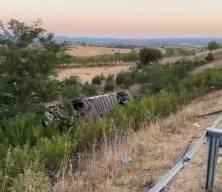 Balıkesir'de otobüs kazası: 27 yaralı