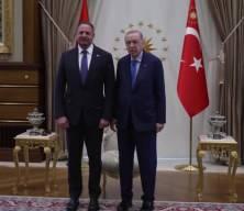 Cumhurbaşkanı Erdoğan, Ukrayna Devlet Başkanlığı Ofisi Başkanı Yermak’ı kabul etti