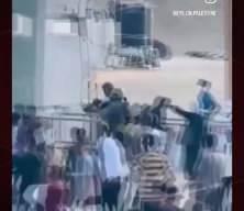 İsrail askerleri yiyecek bekleyen Gazze'liere biber gazı sıktı!
