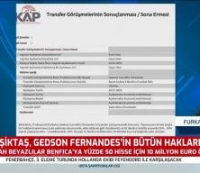 Beşiktaş Gedson'un yüzde ellilik payını da satın aldı