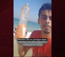 Denizden gelen umut: Gazze sahilinde bulunan şişedeki not yürek burktu