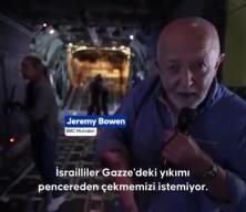 İngiliz muhabir: İsrailliler Gazze'deki yıkımı pencereden çekmemizi istemiyor