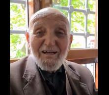 Yaşlı adamın şiiri yüreklere işledi
