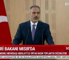 Bakan Fidan, Mısırlı mevkidaşı Abdulati ile ortak basın toplantısı düzenledi