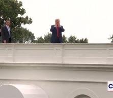 Trump, Beyaz Saray'ın çatısına çıktı: 'Nükleer füze inşa edeceğim' dedi