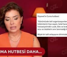 Özlem Gürses, Cuma hutbesinden rahatsız oldu