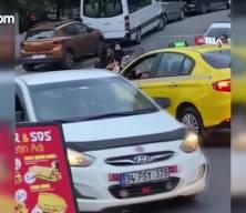 Tartıştığı kızı yumruk atarak bayıltan taksici yakalandı