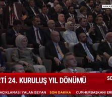 AK Parti'nin yıl dönümünde dikkat çeken anlar