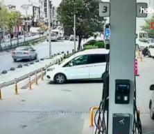 Arnavutköy’de İETT otobüsünün havalandırma kapağı uçtu