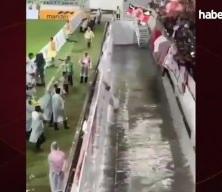 Gol sevincinde talihsiz an: 16 yaşındaki Mierza 3 metrelik çukura düştü