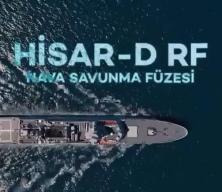 HİSAR-D RF Hava Savunma Füzesi TCG İSTANBUL’dan ateşlendi