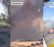 Çanakkale, Malatya ve Muğla’da orman uangınları