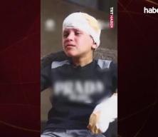 Gazzeli yaralı çocuk şehit olan annesini gözyaşları içinde anlattı