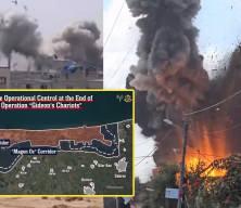 Gazze'ye ağır bombardıman... İşgal haritası paylaşıldı! Korkunç görüntüler