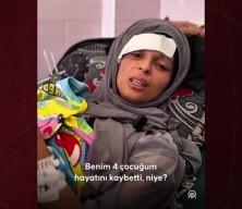 İsrail bombardımanı felç bıraktı, 4 çocuğunu aldı