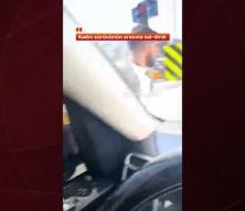 İstanbul Alibeyköy’de bir şahıs, trafikte çıkan tartışmada kadın sürücünün önünü kesip araca saldırdı