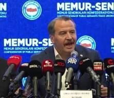 Memur-Sen maaş zammı görüşmelerinde "Hakem heyetine başvurmama kararı aldık" dedi