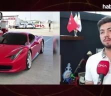 Perte çıkan Ferrari'nin sahibi konuştu Sigortası da yoktu