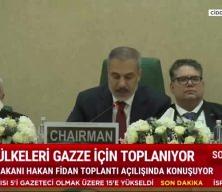 Bakan Hakan Fidan Filistin olayında kolektif hareketin önemine vurgu yaptı
